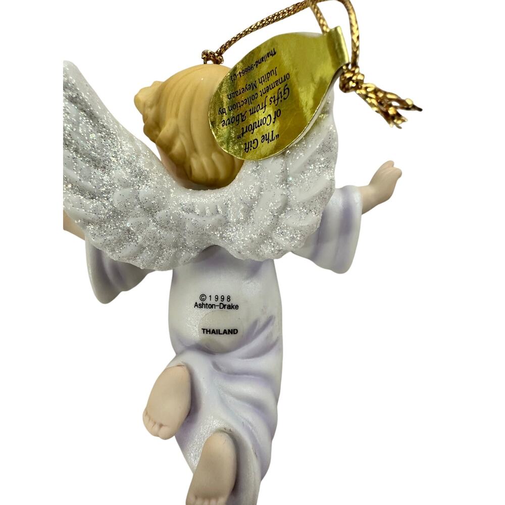 Ashton Drake Vintage 1998 1999 Gifts from Above Angel Cherub Ornaments -Set of 8 - Picture 10 of 14